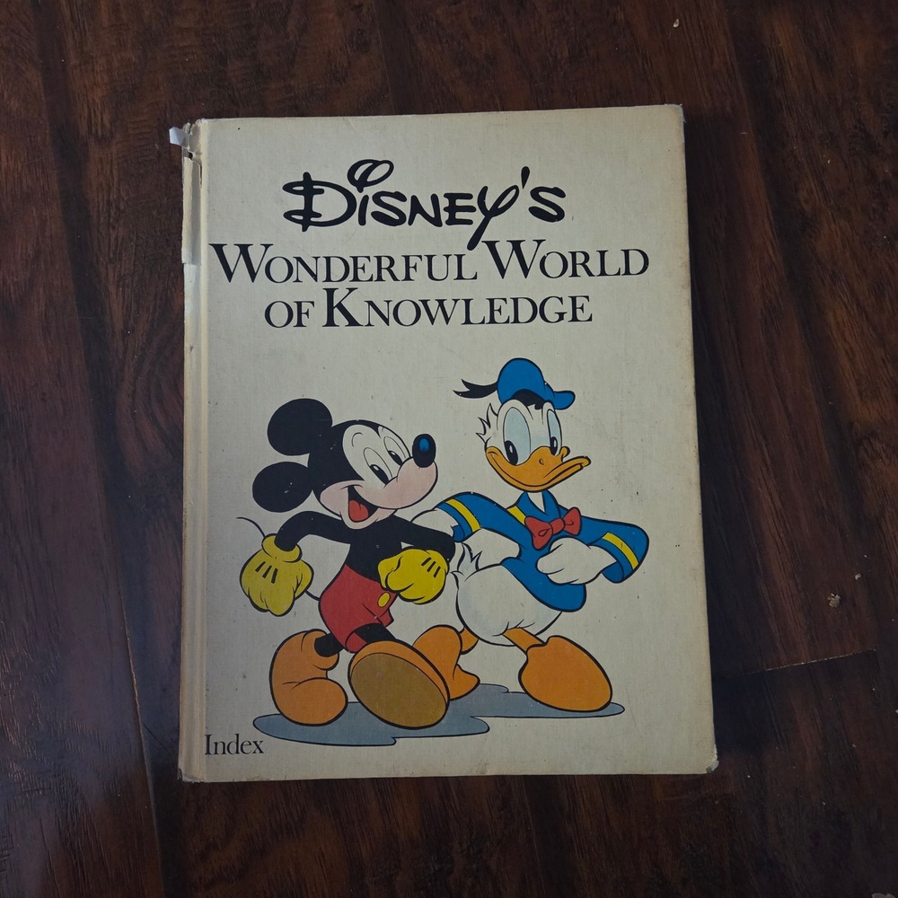 Disney's Wonderful World of‎ Knowledge Index Book 1973 Vintage Danbury Press